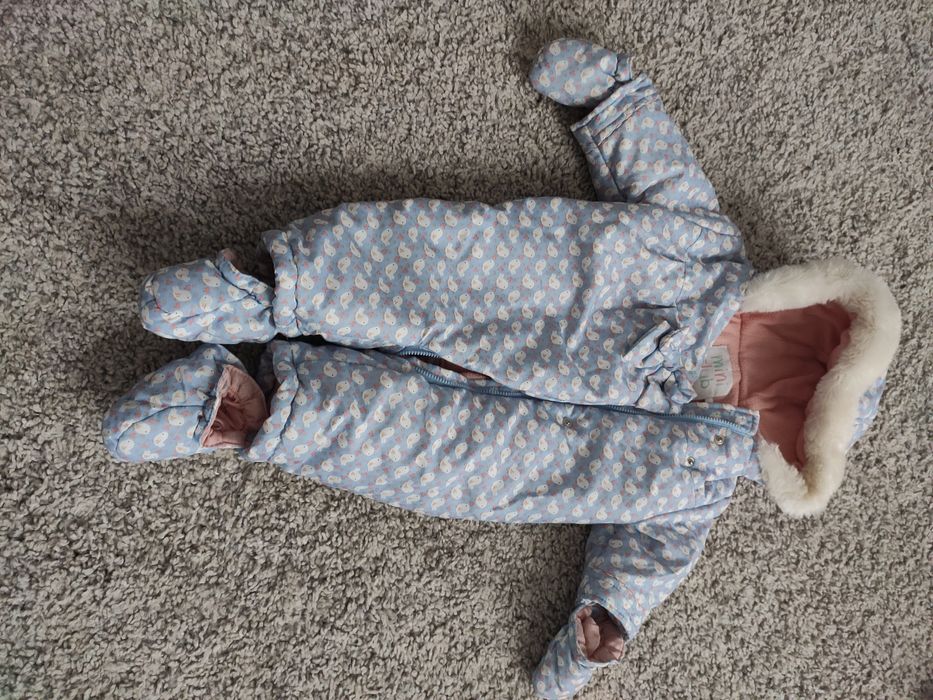 Kombinezon zimowy dla dziewczynki Mini Club Baby 3-6 m-cy
