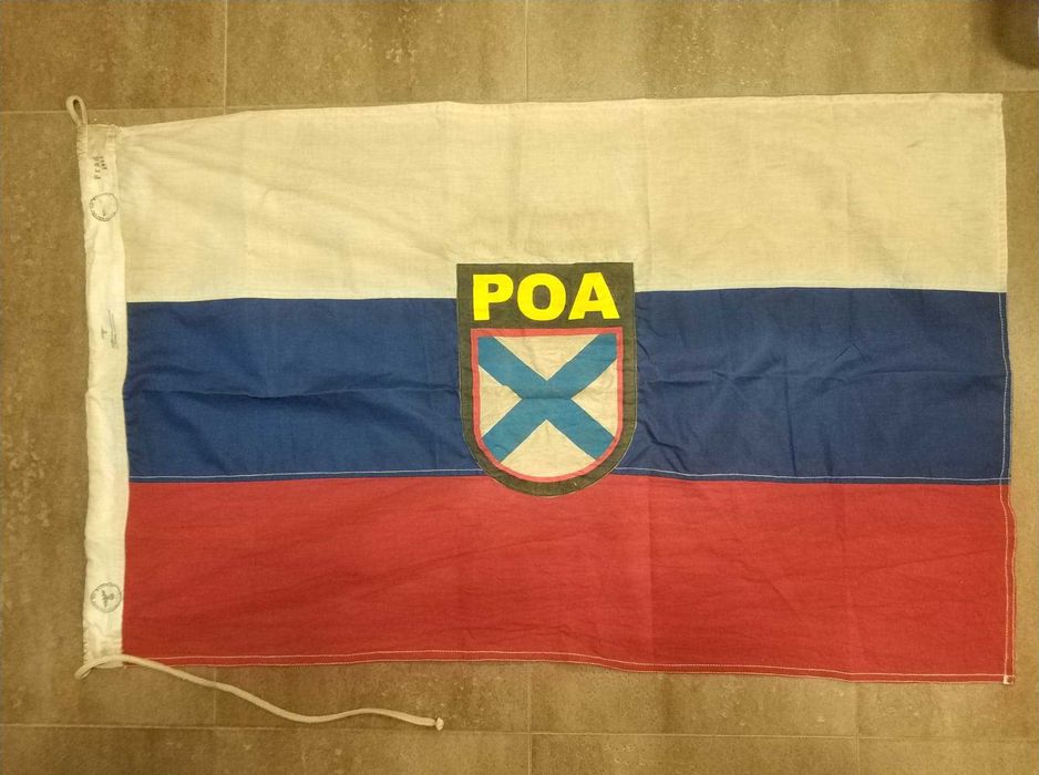 fLAGA 2 WOJNA ŚWIATOWA P.O.A. Rosyjska Armia Wyzwoleńcza