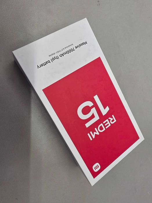 NOWY Xiaomi Redmi 15 256GB/8GB RAM Titan Gray Teletorium Wałbrzych