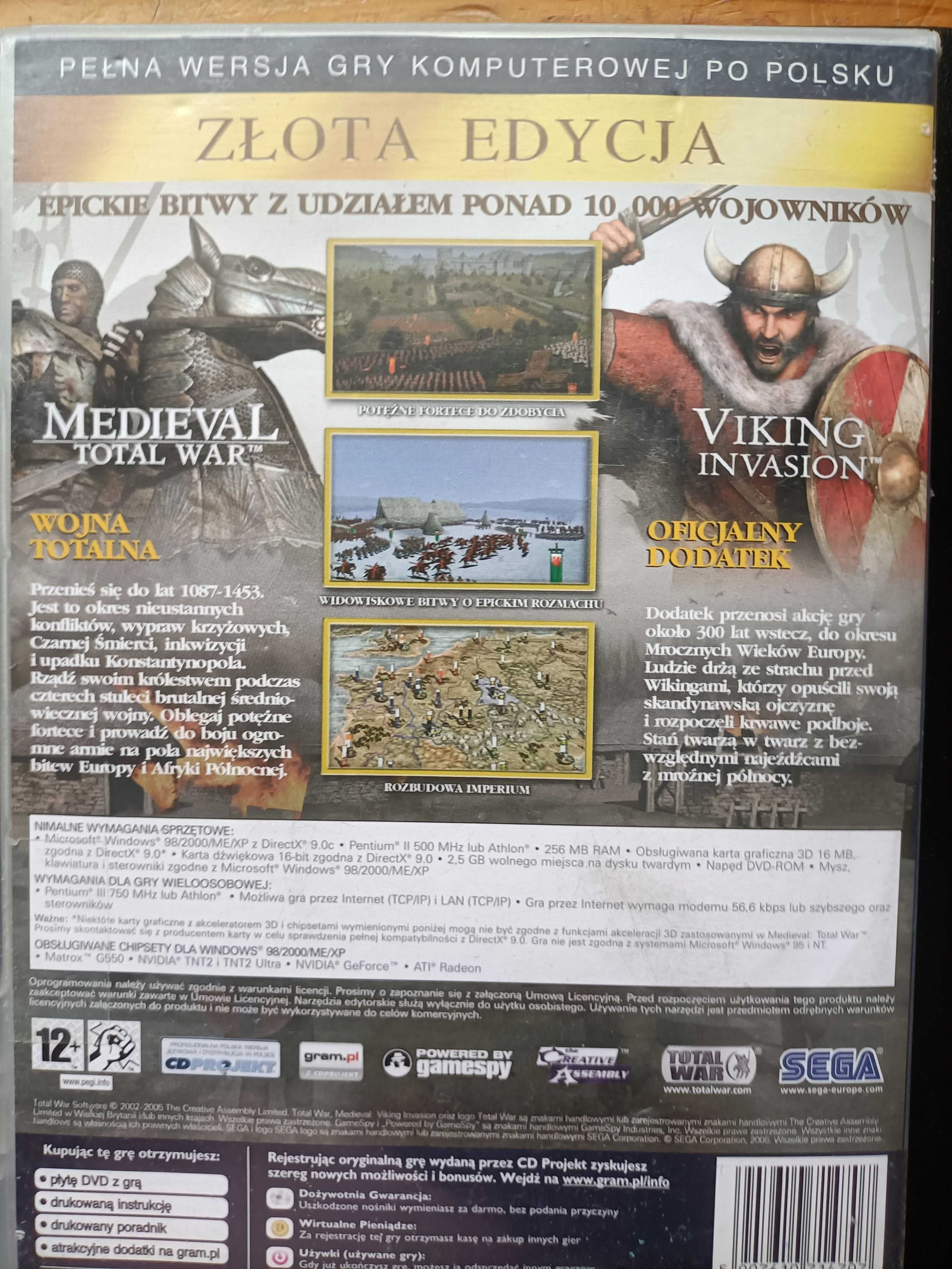 Medieval Total War Złota Edycja