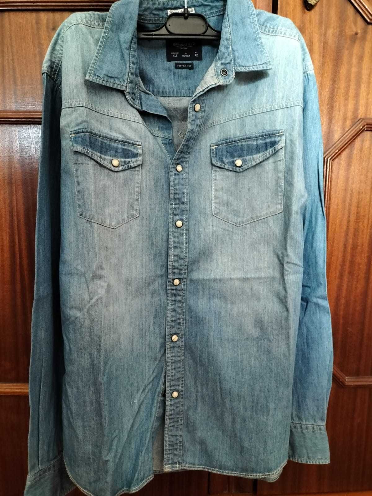 Camisa homem estilo.ganga