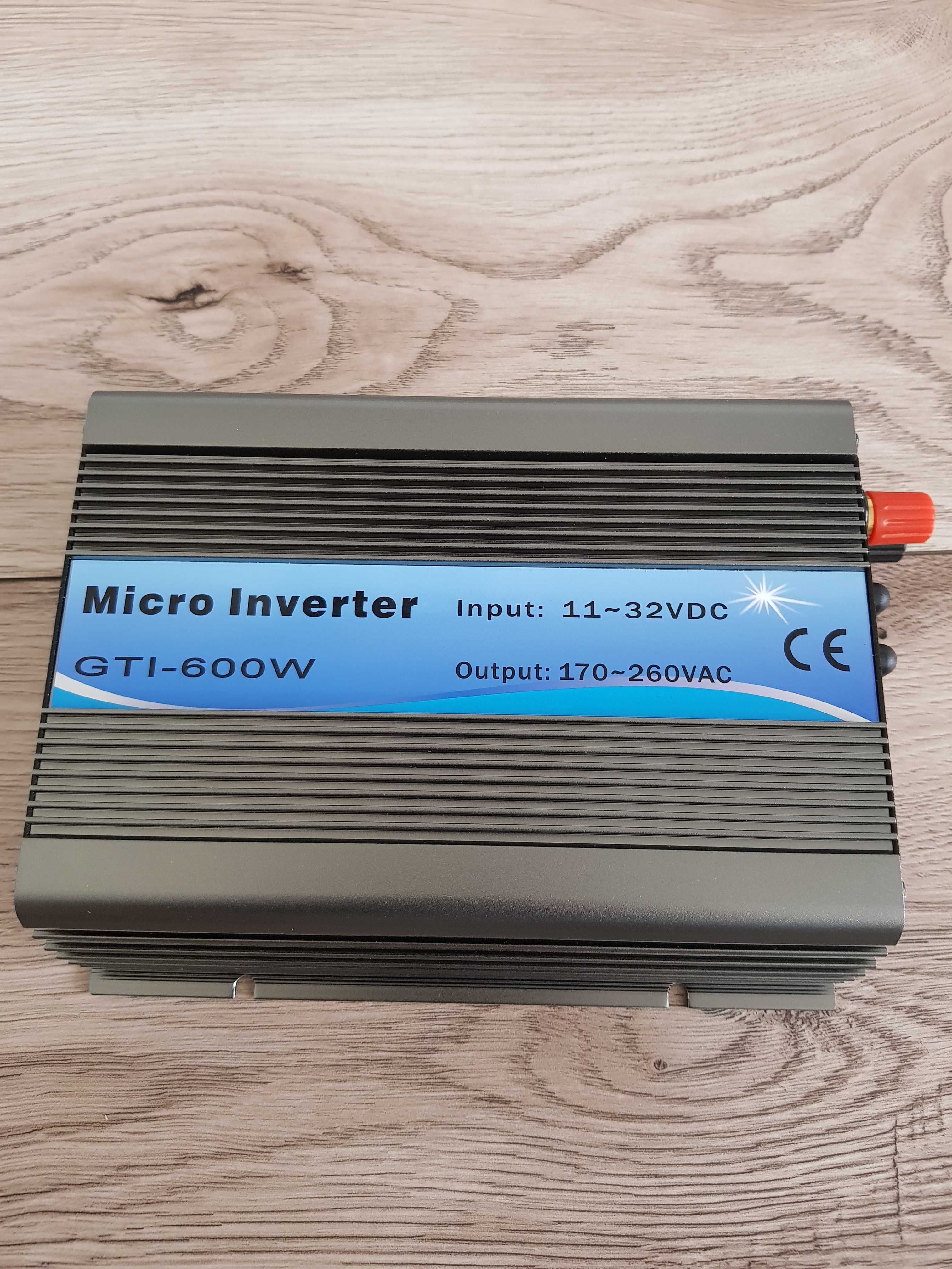 Micro inwerter falownik sieciowy 600 W MPPT /230V+ miernik energii.