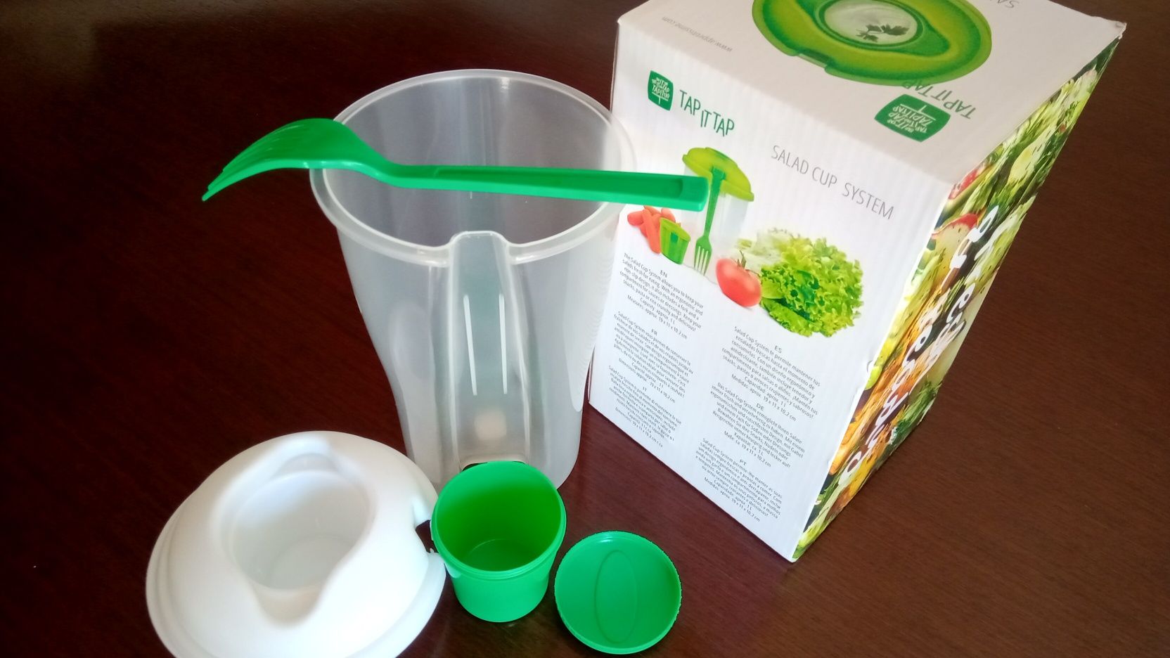 2 Pax - Caixa para levar saladas e/ou refeições - Salad Cup System