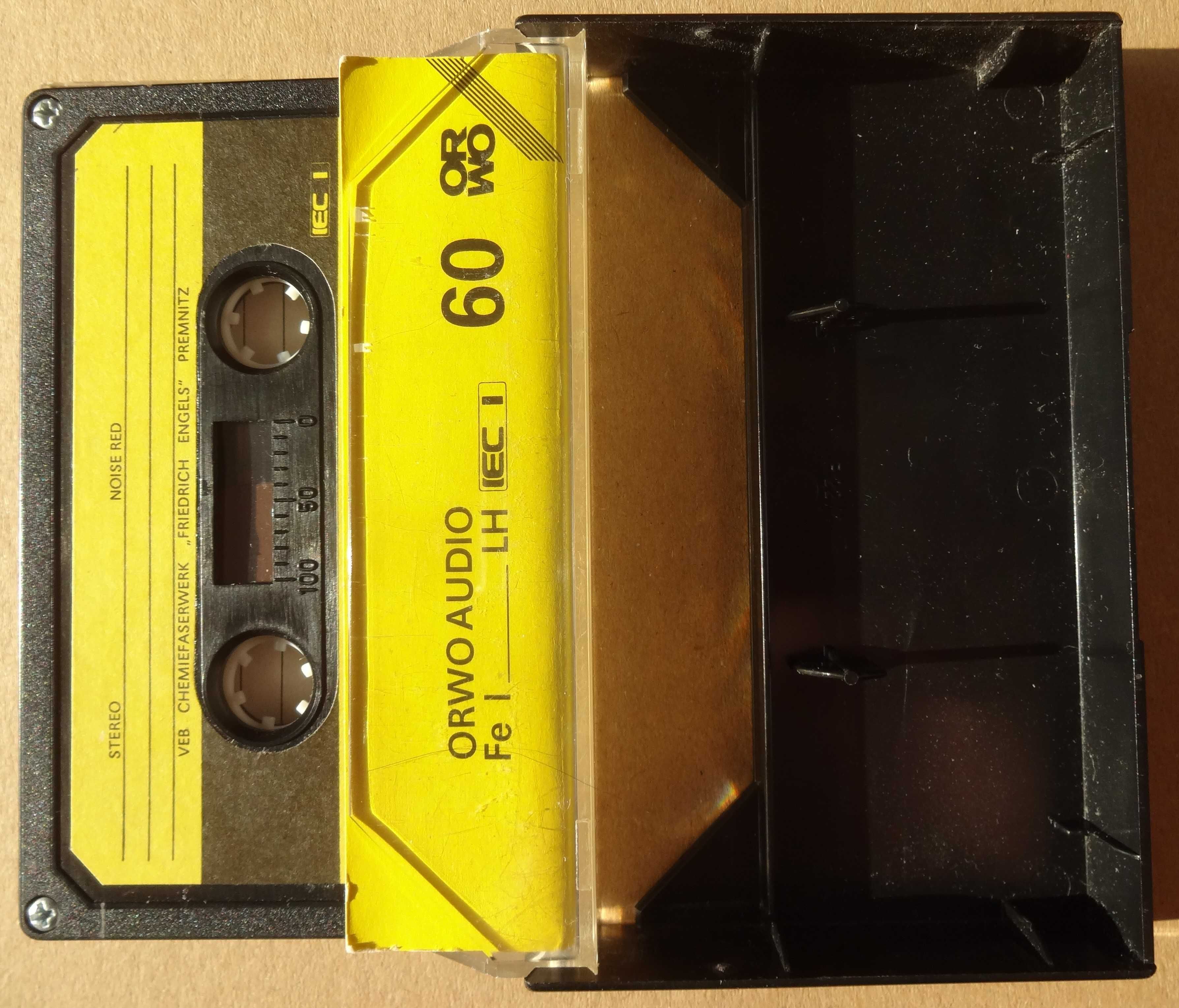 ORWO AUDIO Fe I LH 60 - kaseta żelazowa z lat 80., wkładka bez wpisów