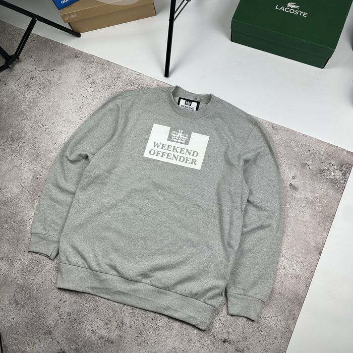 Світшот сірий Weekend Offender XS,S,M,L,XL
