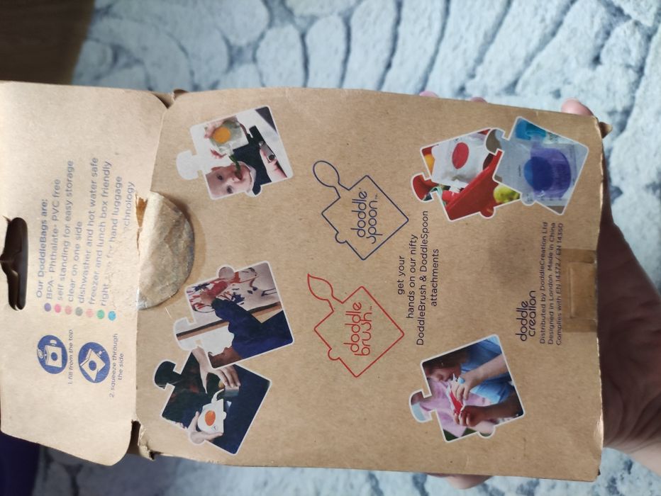 Doddle bags nowe saszetki na musy obiadki 9 sztuk