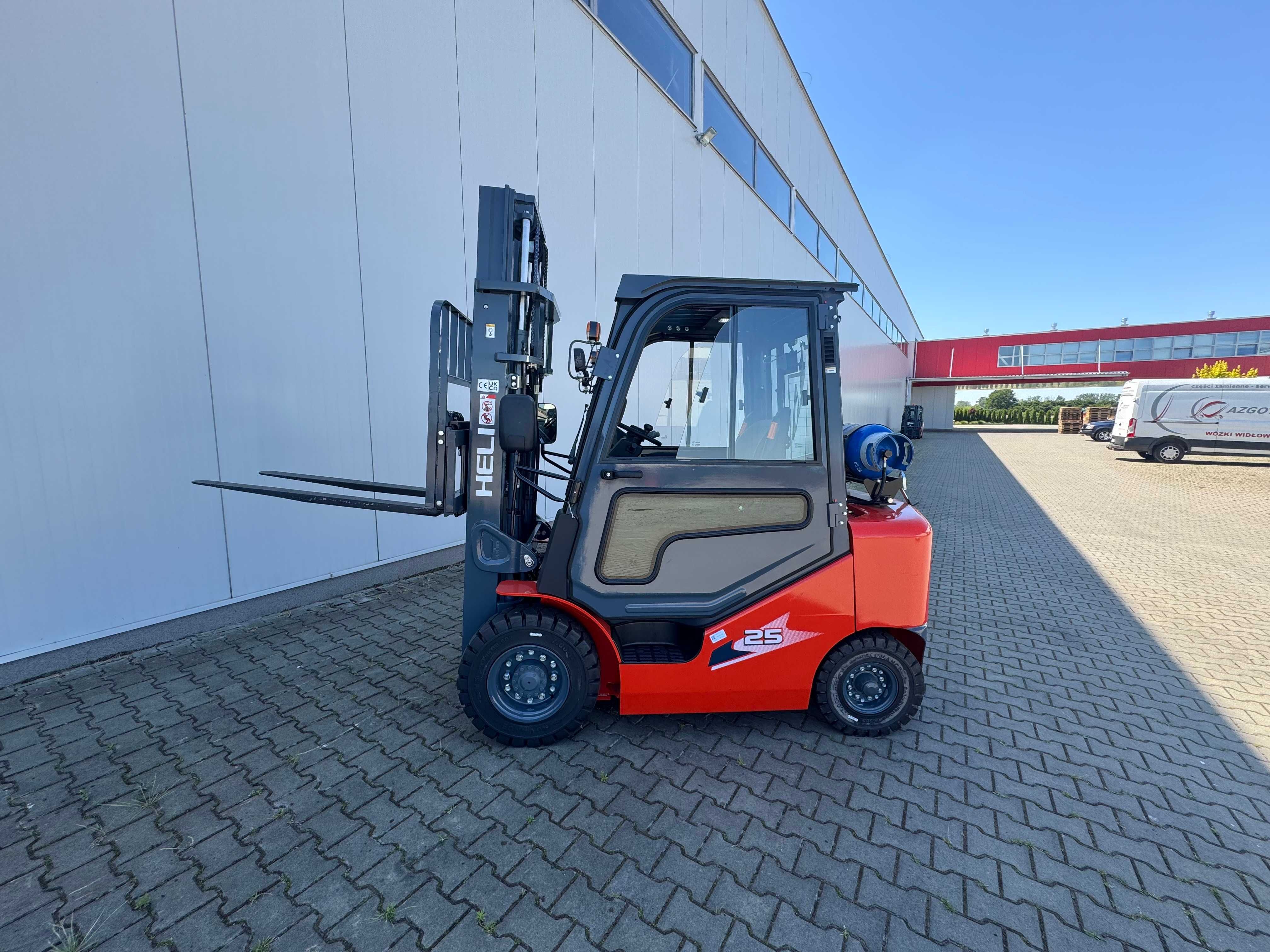 Wózek Widłowy Heli CPYD25-KU1H 2,5t Maszt 3,3 Duplex LPG 2025-03