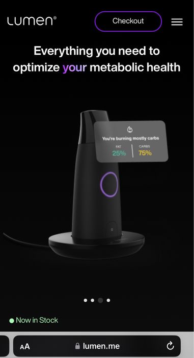 LUMEN Tracker de metabolismo