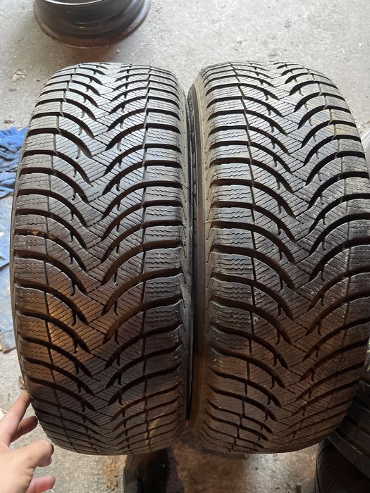 2x 225/60/16 Michelin Alpin A4 idealny stan 7,5mm 2szt zimowe