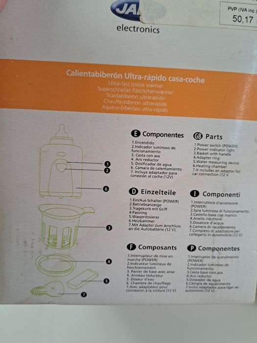 Aquecedor de biberões