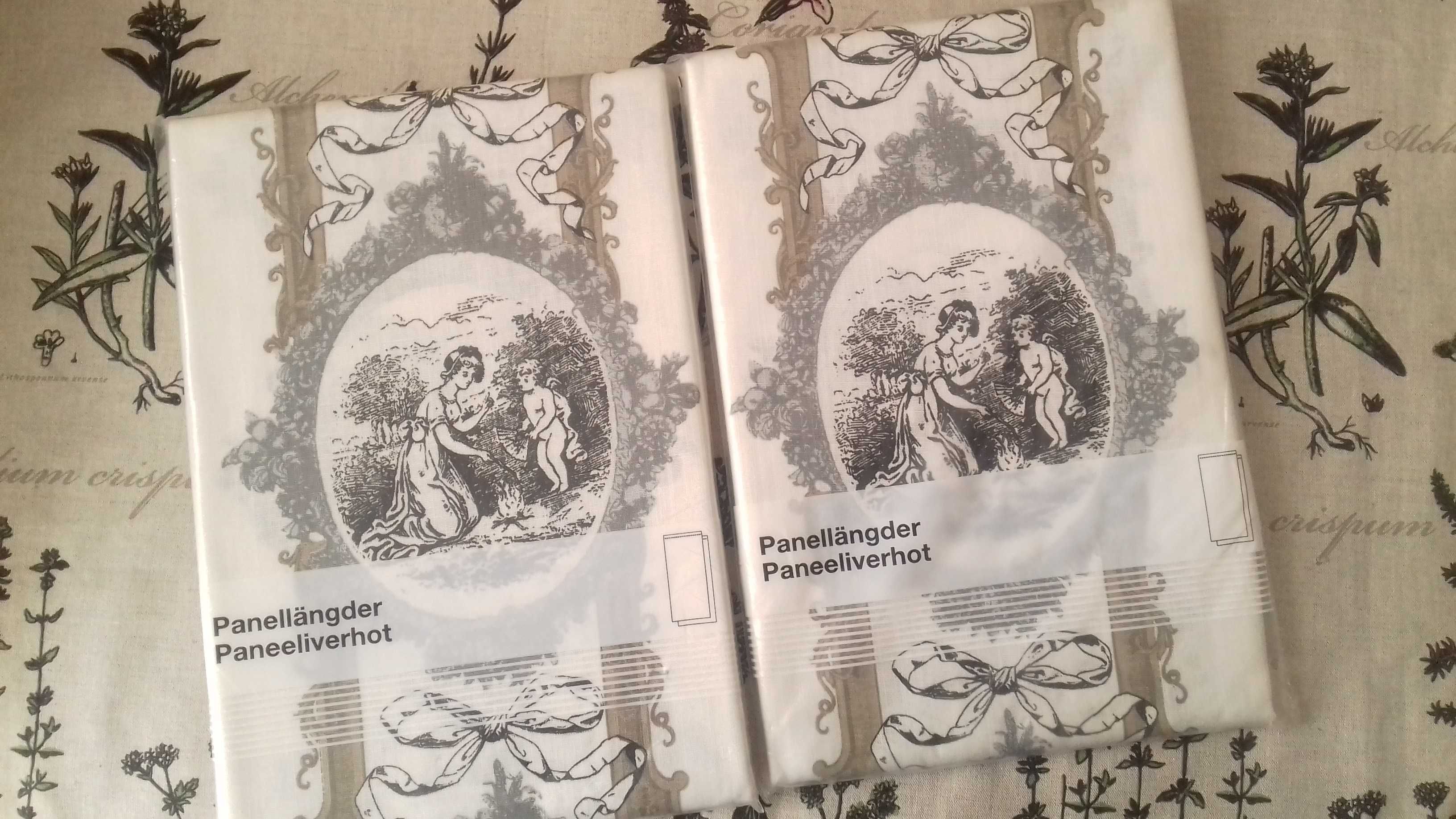 Zasłony Shabby Chic ANTOINETTE piękna grafika