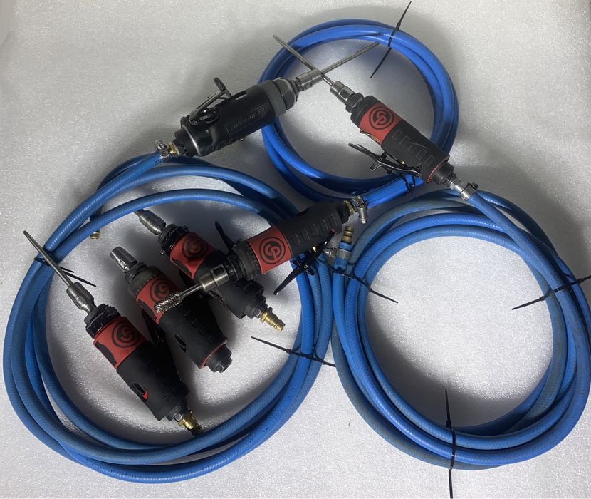 Szlifierka pneumatyczna CHICAGO PNEUMATIC z wężem, stan bdb, faktura!