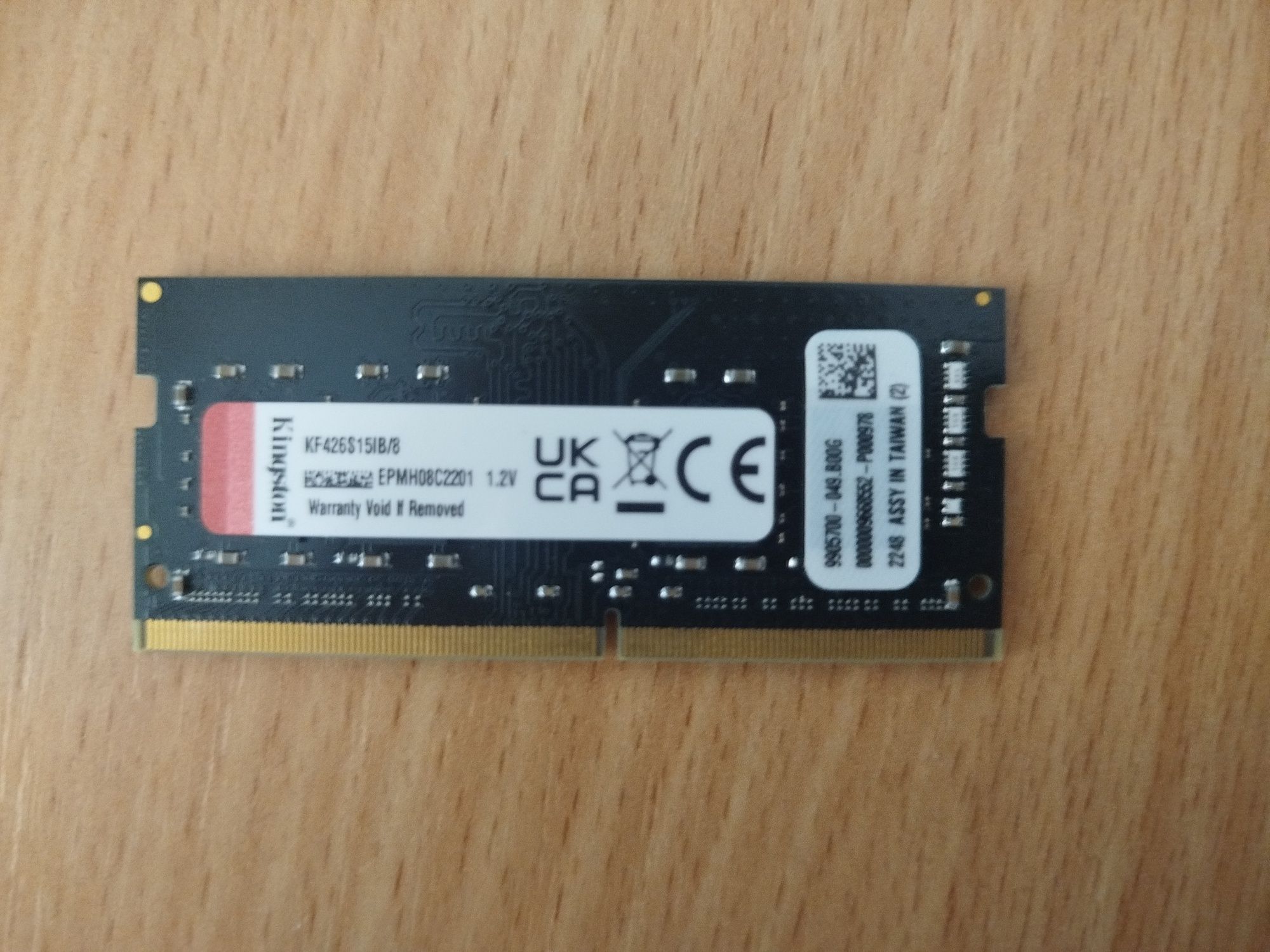 Память для ноутбука DDR4 Fury 8gb 2666MHz