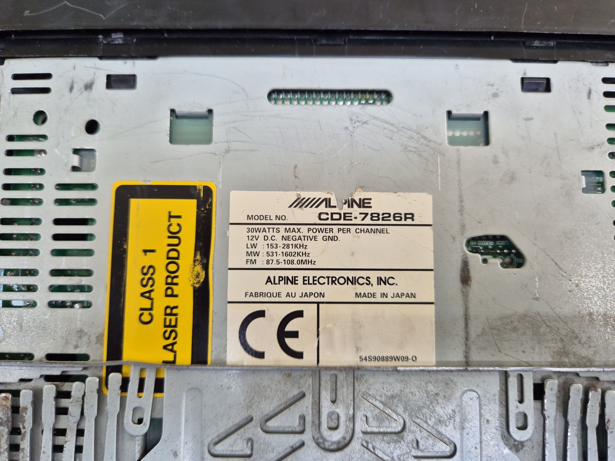 Legendarne radio ALPINE cde-7826r CD - made in japan !!