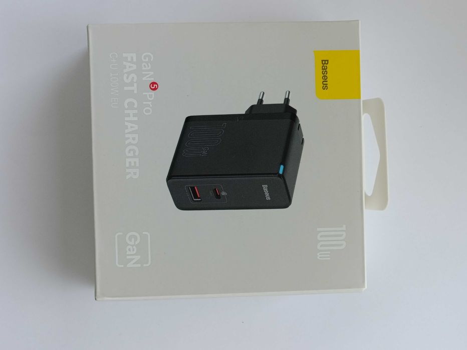 Baseus 100W gan зарядка айфон телефон зарядне в прикуювач авто базеус