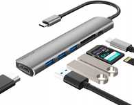 Wieloportowy adapter USB 7w1