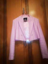 Blazer ZARA curto (tipo bolero)