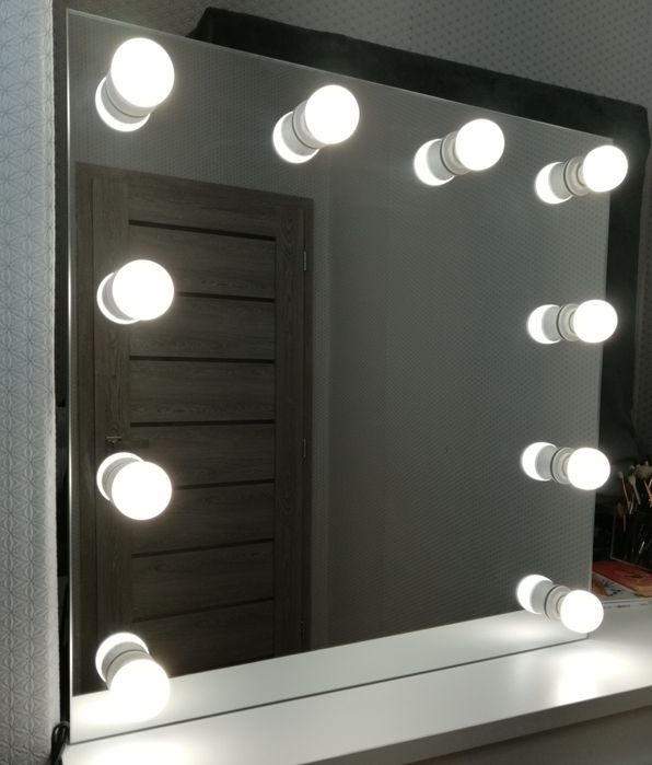 Lustro Glamour led do makijażu wizażu