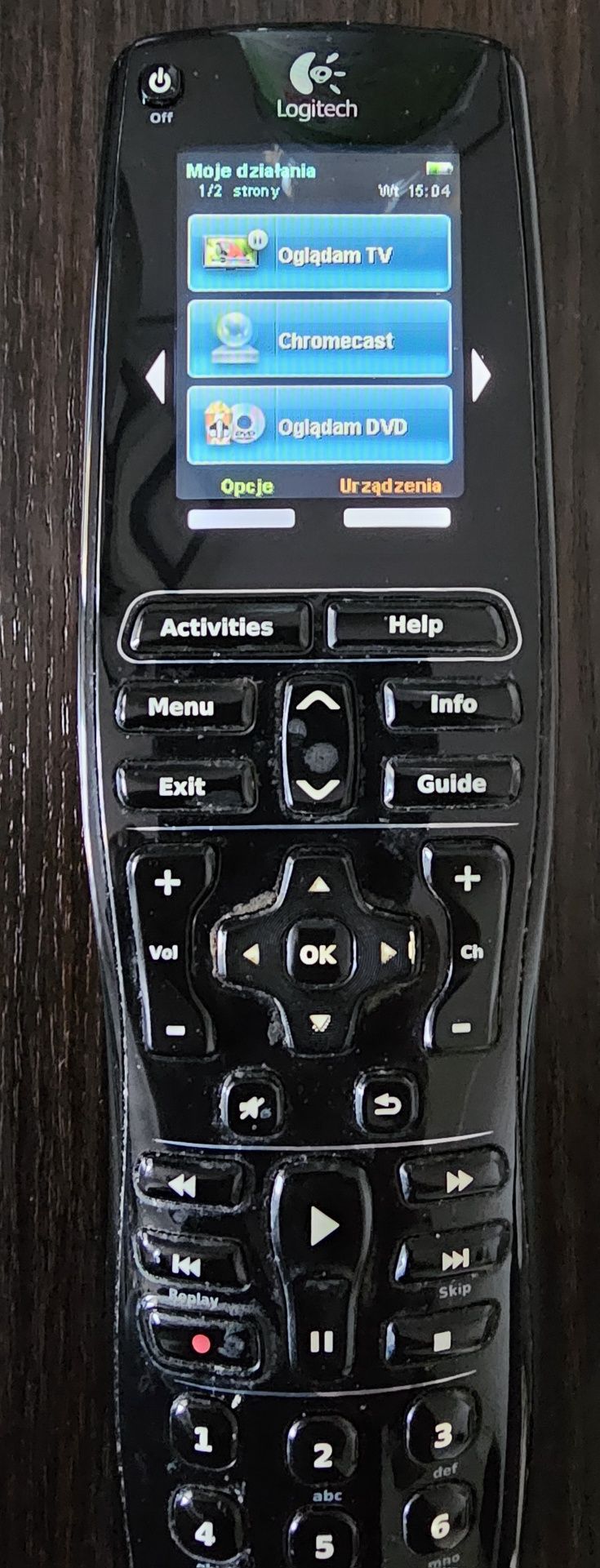 Logitech Harmony One Uniwersalny pilot L-LW20 z bazą i ładowarką