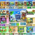 Игровые наборы Plants vs Zombies Поле коврик Растения против зомби