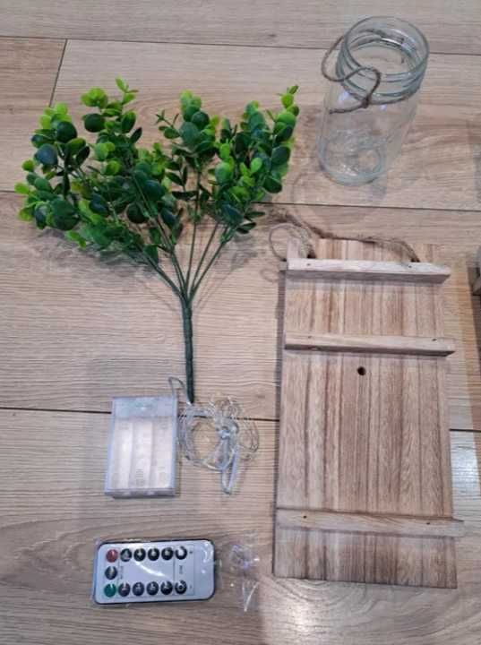 Kinkiety lampki ścienne Mason Jar Lights 2 zestawy