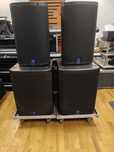 Zestaw  2xTurbosound IQ12 2xTurbosound IQ15B CASE POKROWCE