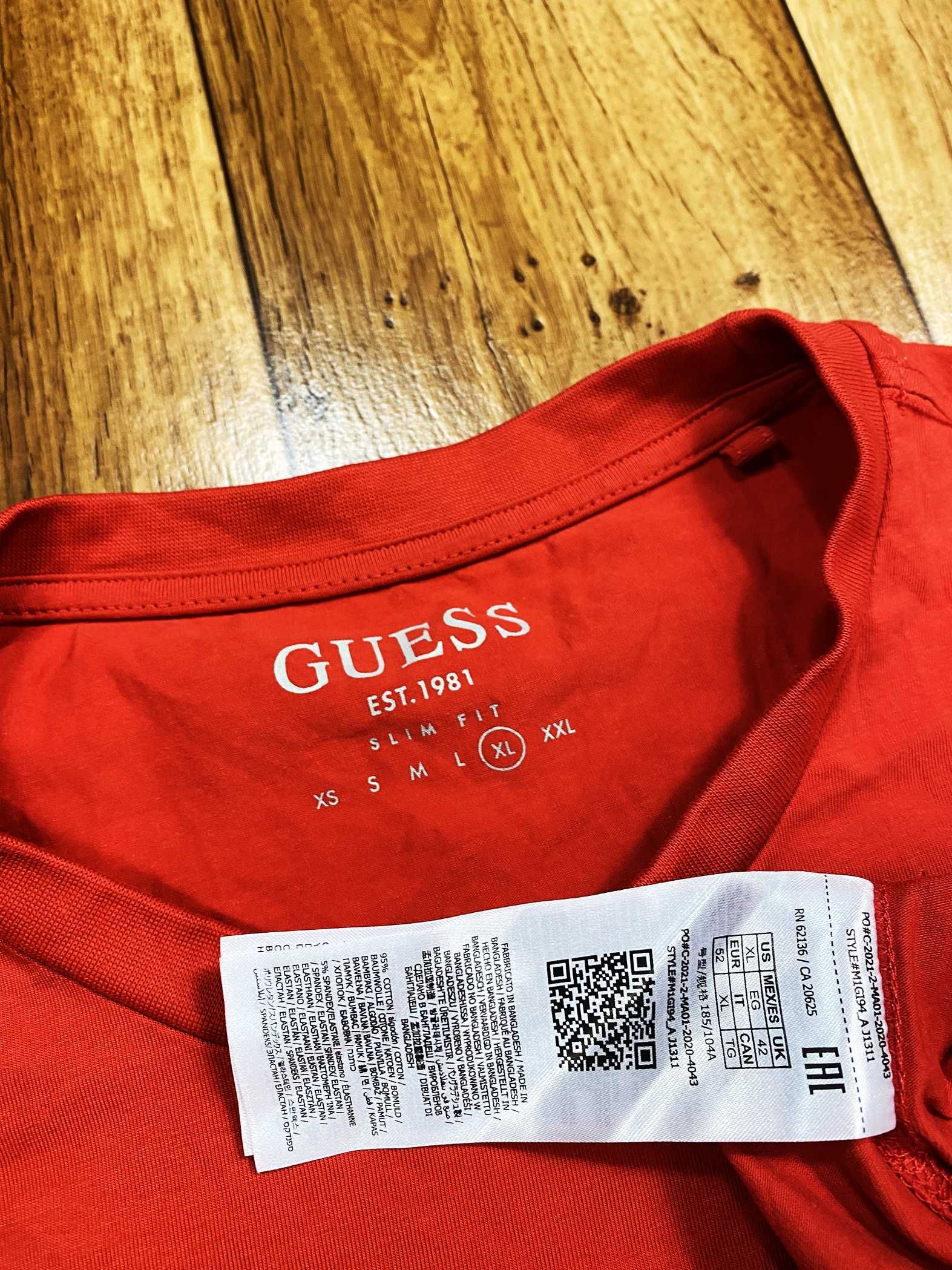 Guess T-Shirt Męska Koszulka Nowy Model Super Stan XL Men