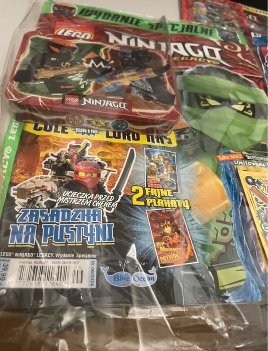 Lego ninjago zestaw trzech gazetek