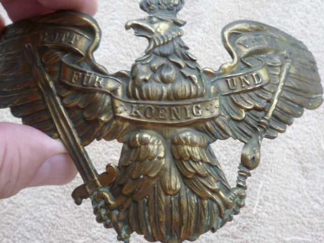 Orzeł z Pickelhaube Niemcy WWI