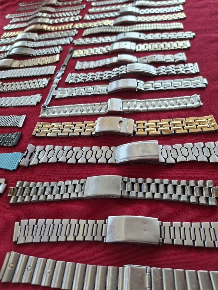 Ремешки браслеты к наручным часам. 40 штук.Одним лотом.