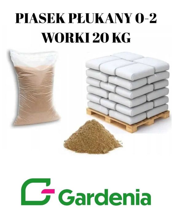 Piasek i Żwir Płukany Paczkowany 20kg - TYLKO U nas OD RĘKI- TRANSPORT