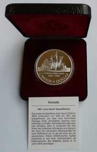 Канада 1 долар 1987р. Срібло. Пруф. 400 років Відкриття протоки ! Пруф