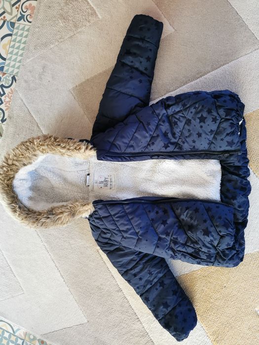 Kurtka dziecięca F&F zimowa gwiazdki 110