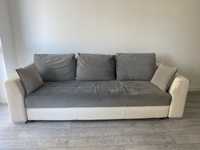 Wygodna sofa 3 osbowa z funkcją spania i pojemnikiem na pościel