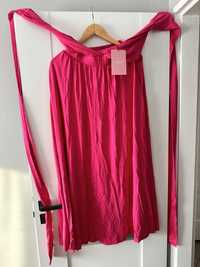 sukienka infinity maxi raspberry sorbet s/m, nowa