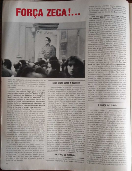 José Afonso	- - -		Mais	- - - - -	Revista
