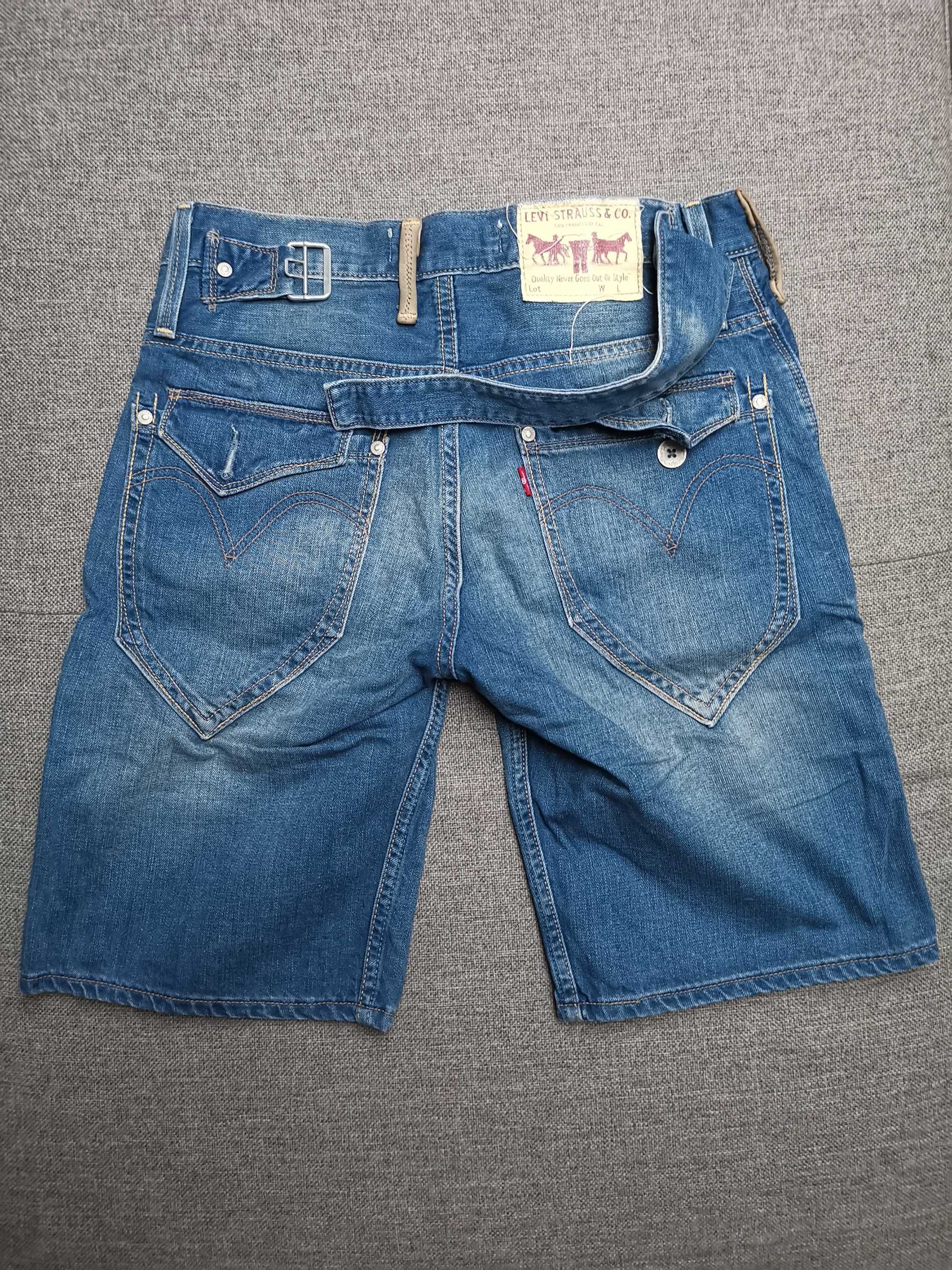 Spodenki Spodnie Jeansowe Jeansy Męskie Levi’s levis 503 rozmiar 28