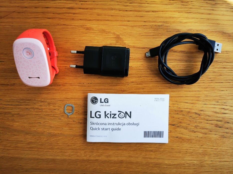 LG KizON opaska/telefon dla dziewczynki.