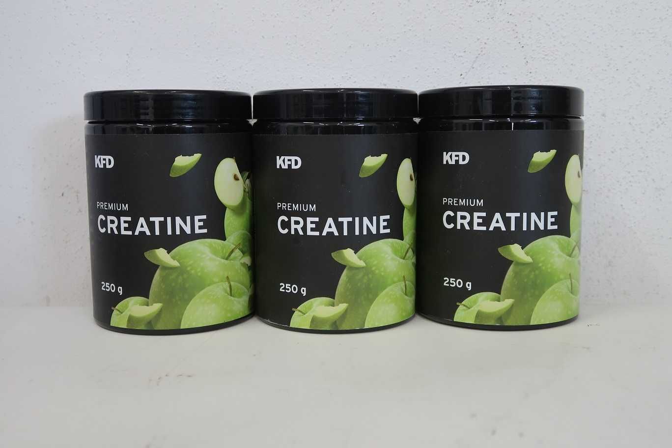 3x KFD PREMIUM creatine - 250 G kreatyna MONOHYDRAT jabłkowy