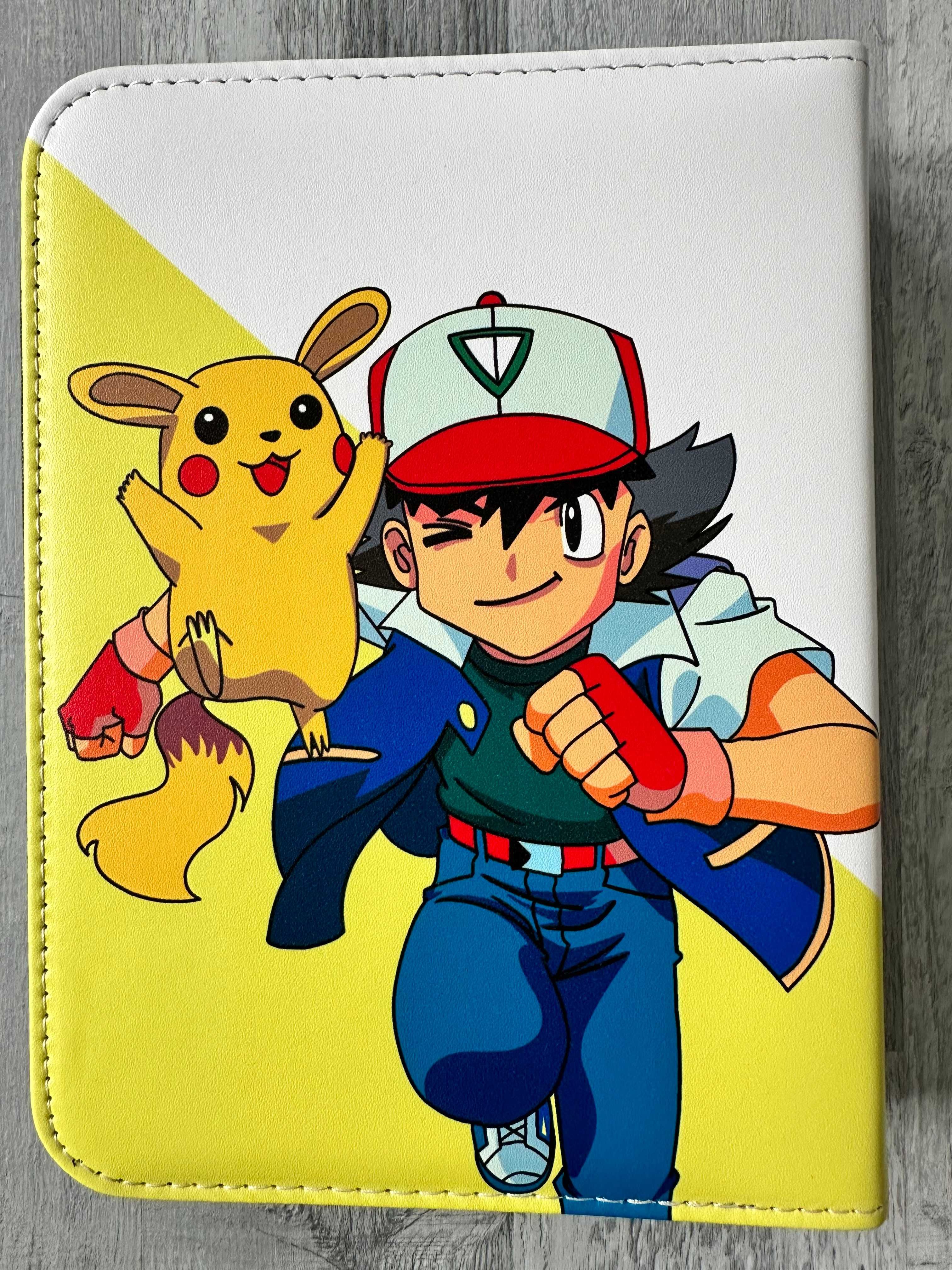 Segregator na karty Pokemon 400 kart Pikachu Ash Ketchum