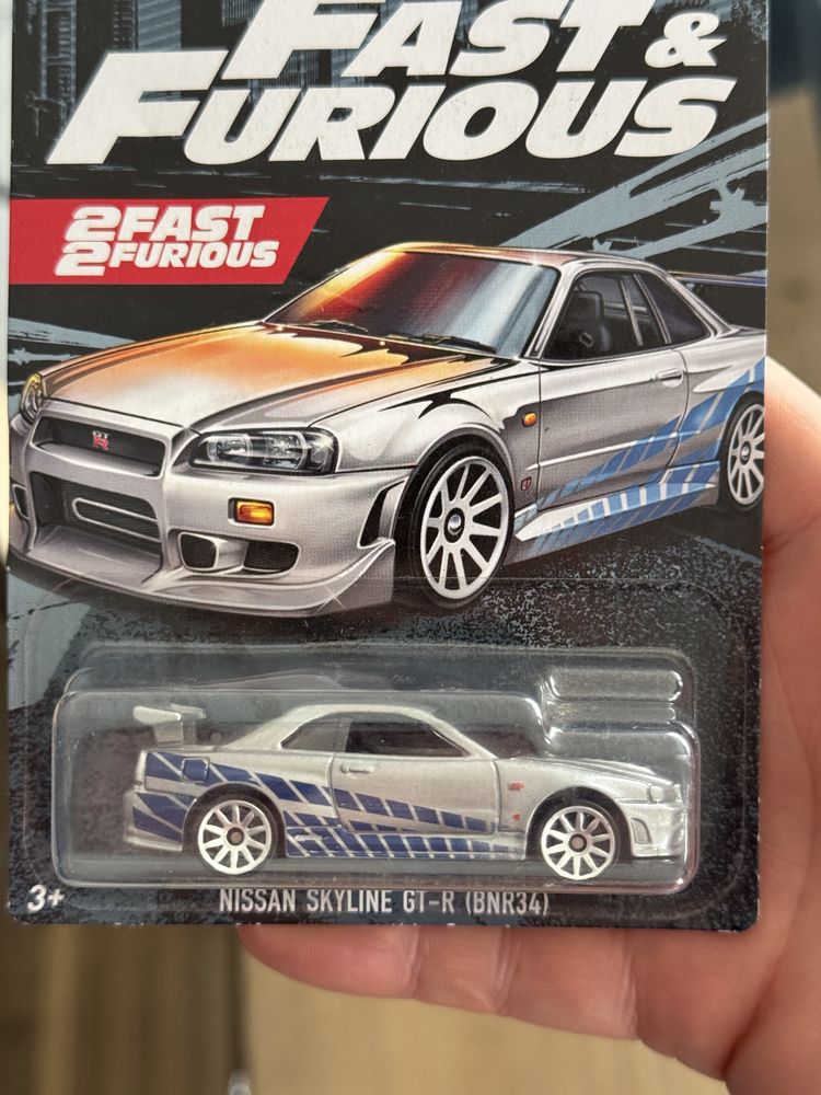 Hot Wheels Nissan Skyline GT-R R34 Fast & Furious UNIKAT 2020 BNR34