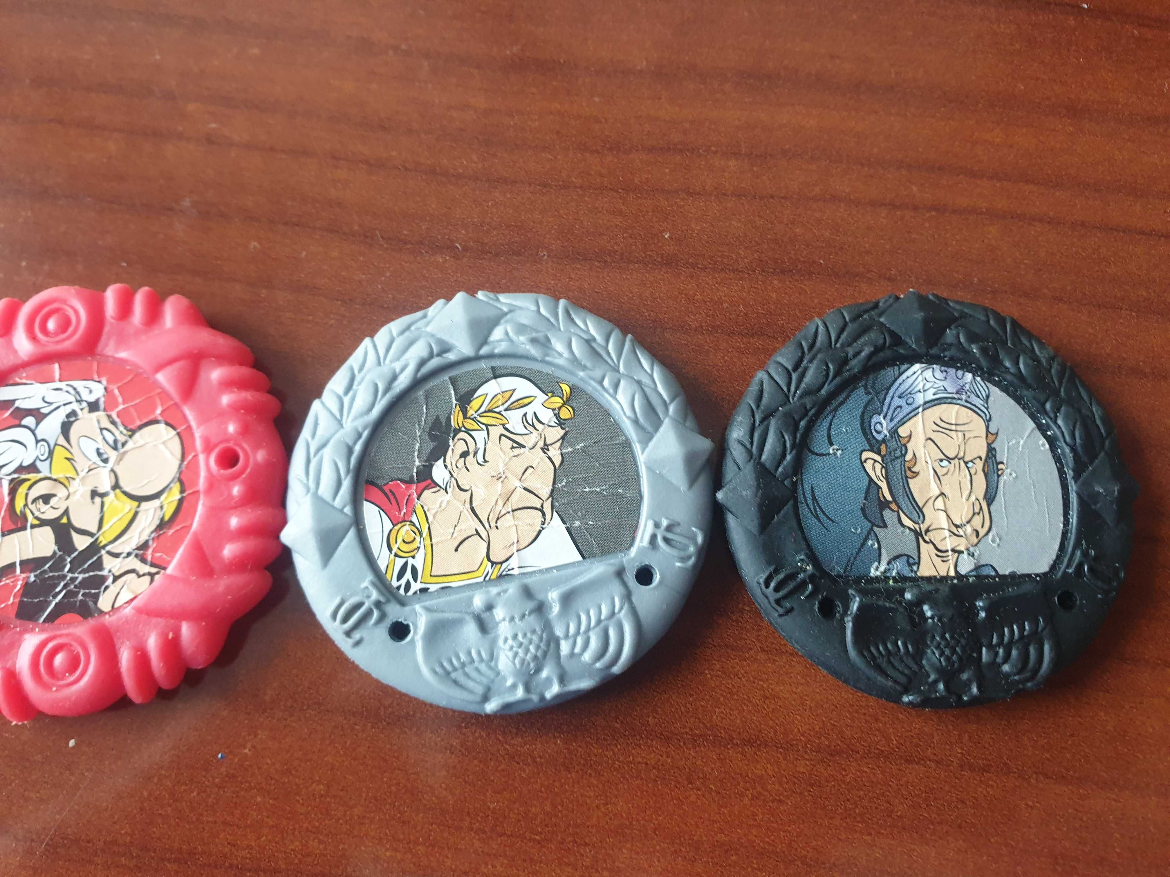 Tazo Żetony Gumowe Asterix i Obelix Nestle 4 sztuki