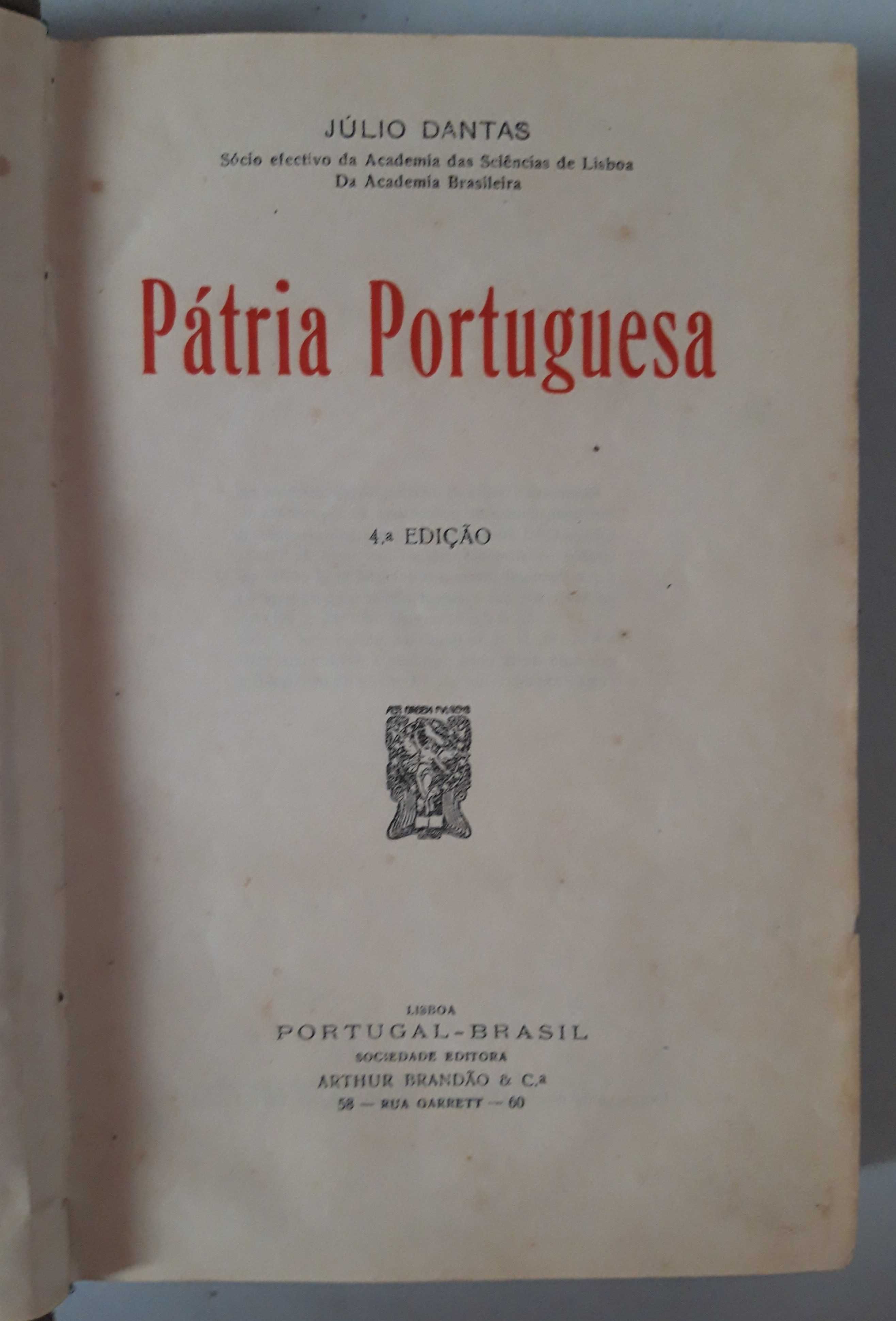 Livro Ref Par 2- Júlio Dantas - Pátria Portuguesa