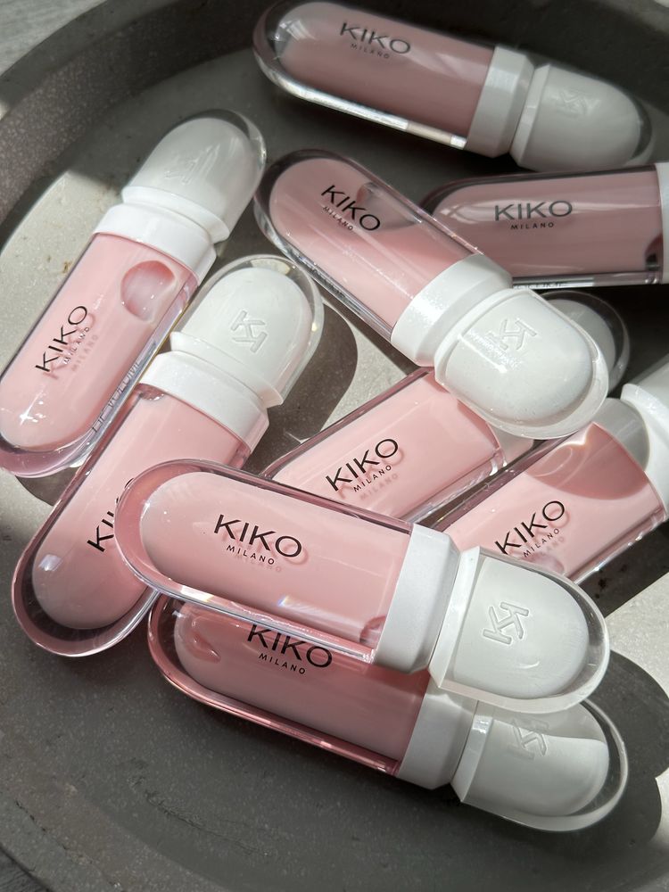 Блиск KIKO рожевий/прозорий