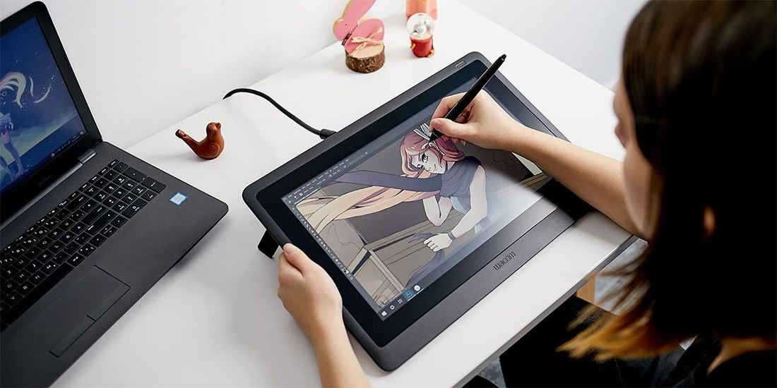 Монітор-планшет Wacom Cintiq 16 FHD (DTK-1660) + подставка + пульт