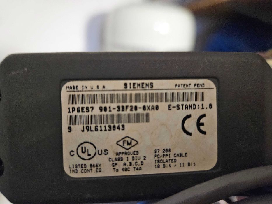 Sterownik Siemens S7-200 plus panel TD200 i kabel do programowania