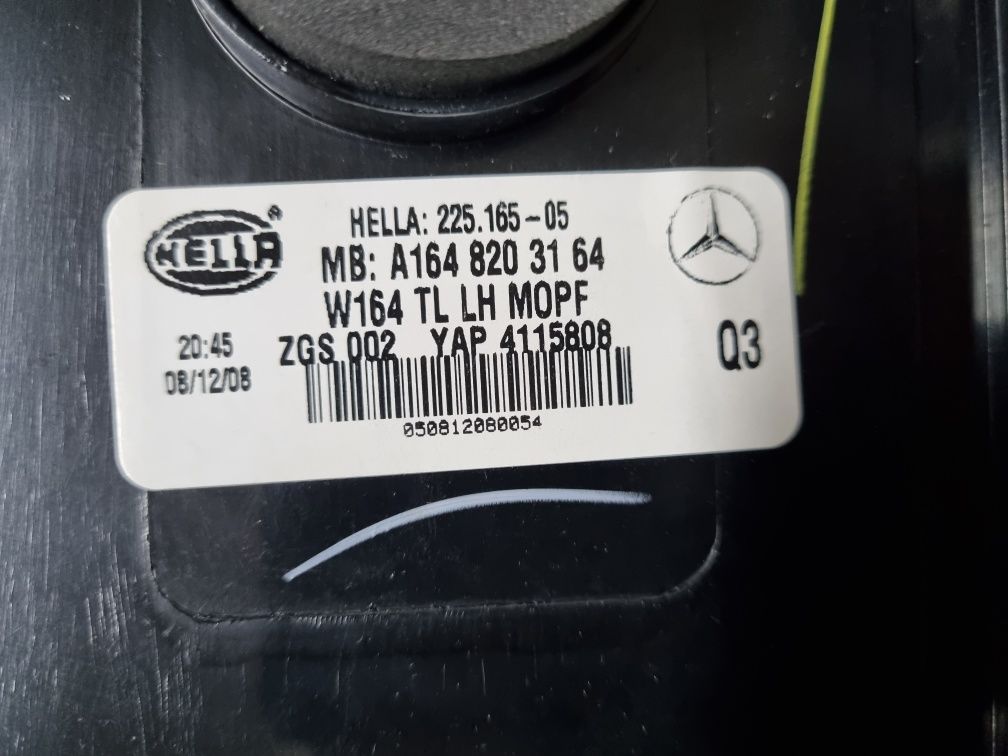 Lampa Lewy Tył Mercedes ML W164