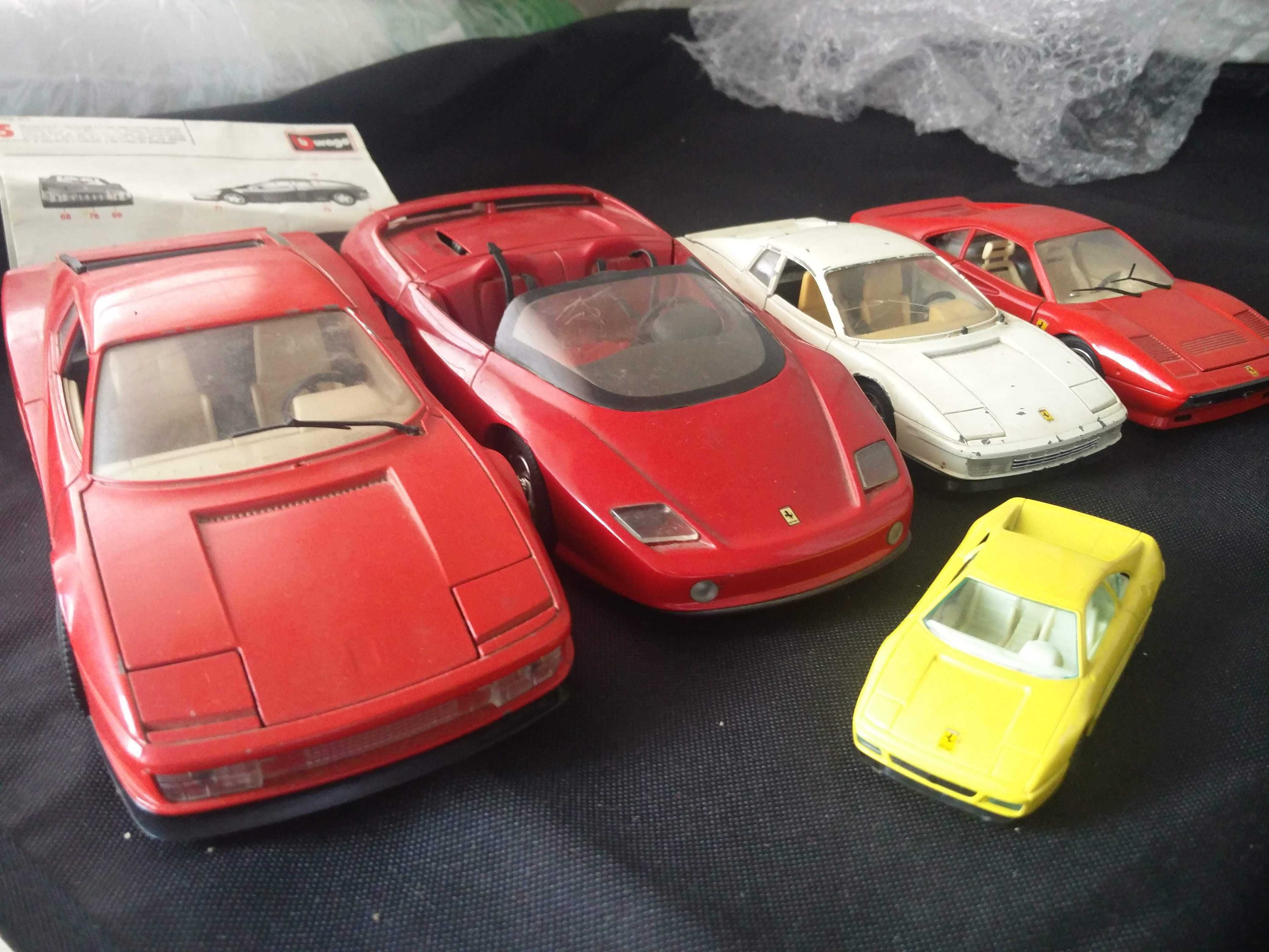 Conjunto 5 Super Carros e Livro da Ferrari