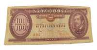 Stary Banknot kolekcjonerski 100 forintów chyba 1984 Węgry