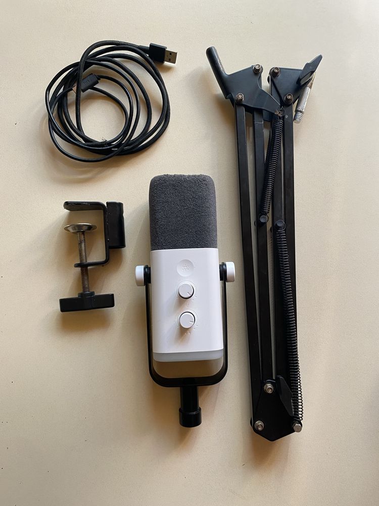 Мікрофон Fifine AM8 XLR/USB білий